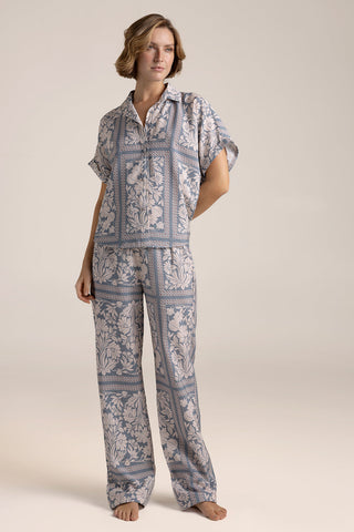 Pijama pantalón Estampada Flores