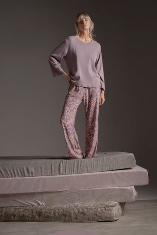 Pijama pantalón Lila