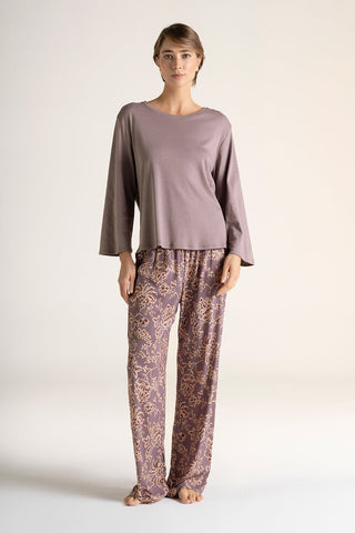 Pijama pantalón Lila