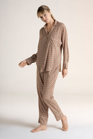 Pijama pantalón corbatero