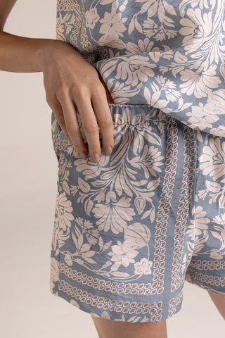 Pijama short Estampado Flores