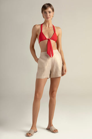 Short beige