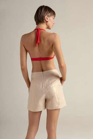 Short beige