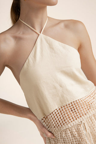 Top halter Marfil