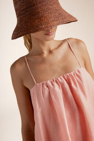 Vestido corto Rosado