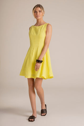 Vestido corto Amarillo