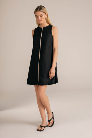 Vestido corto Negro