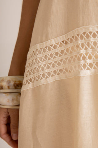 Vestido largo Marfil