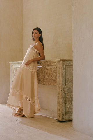 Vestido largo Marfil