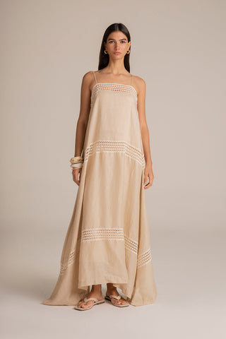 Vestido largo Marfil
