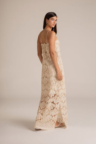 Vestido largo Marfil