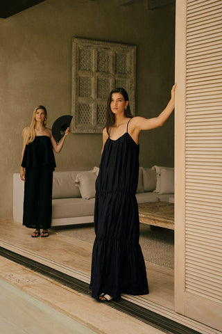 Vestido largo Negro