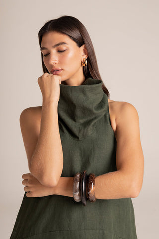 Vestido largo Verde