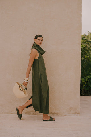 Vestido largo Verde
