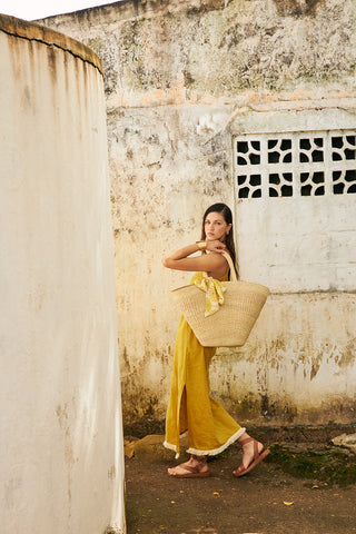 Vestido largo Amarillo