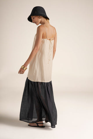 Vestido largo Marfil