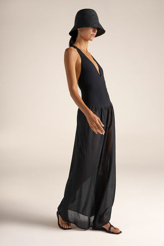 Vestido largo Negro