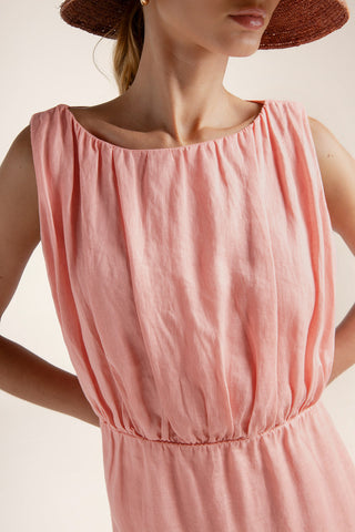 Vestido largo Rosado