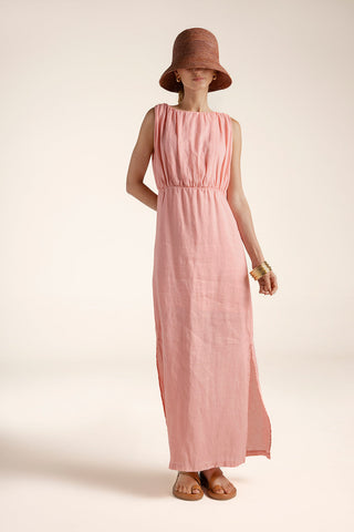 Vestido largo Rosado