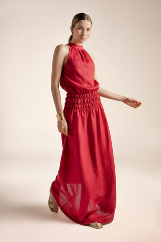 Vestido largo Rojo