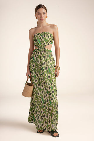 Vestido largo Verde
