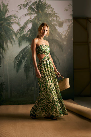 Vestido largo Verde