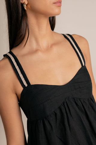 Vestido largo Negro