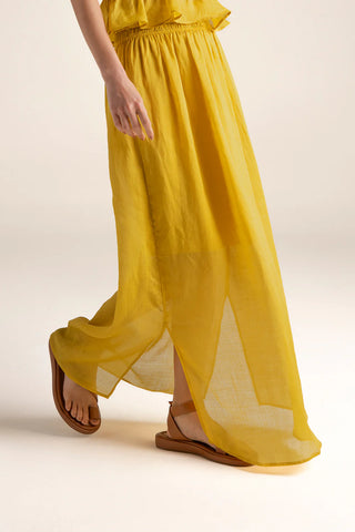 Vestido/Falda larga Amarillo