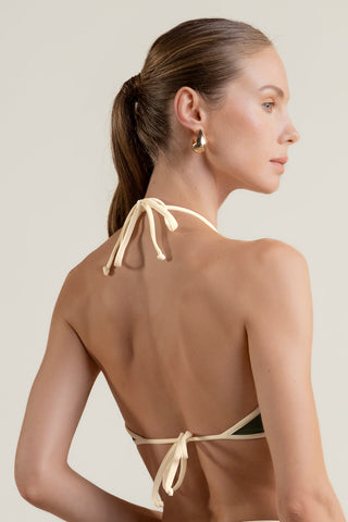 Top  strapless Verde