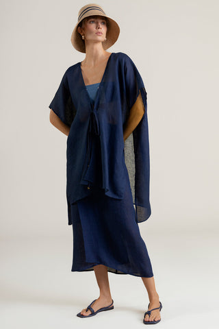 Cover up corto Azul