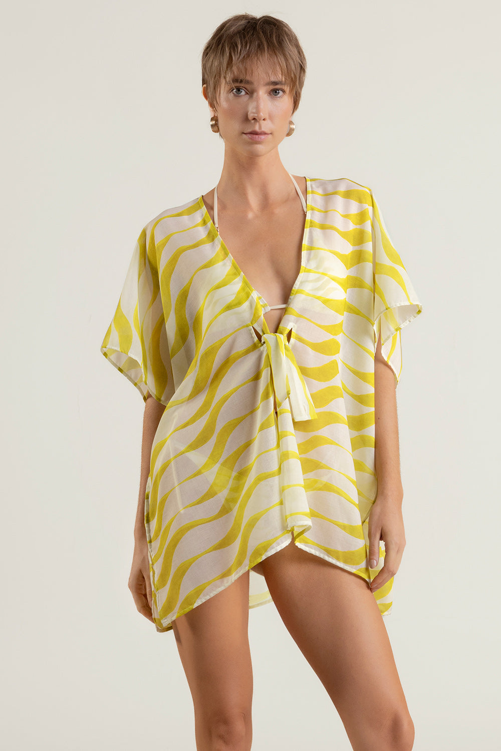 Cover up corto Amarillo