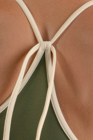Entero halter Verde