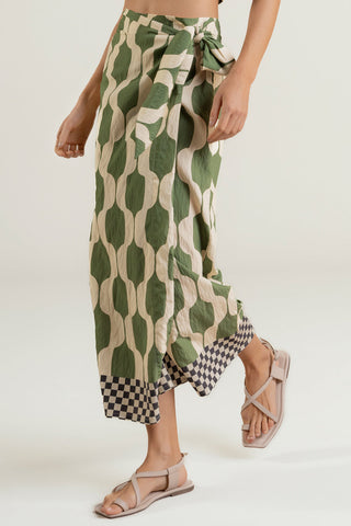 Falda pareo Verde