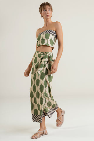 Falda pareo Verde