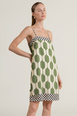 Vestido corto Verde