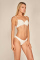 Top con copa Color Blanco