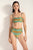 Calzón culotte con estampado de zig zag multicolor