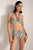 Top strapless, estampado con textura, Color Negro/Marfil