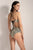 Top strapless, estampado con textura, Color Negro/Marfil
