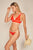 Top triángulo Color Naranja/Marfil