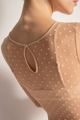 Body cuello redondo manga larga