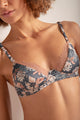 Brasier aro en estampado floral