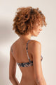 Brasier aro en estampado floral