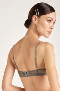 Brasier clásico estampado animal  verde