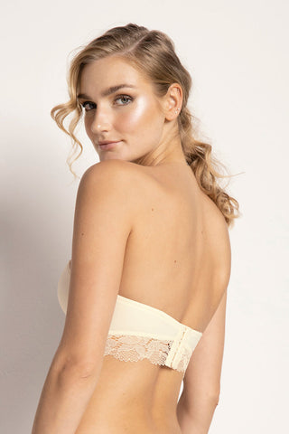 Sostén strapless Marfil