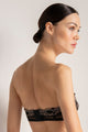 Brasier strapless con aro y sin copa, Color Negro