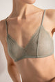 Brasier triangular ultra transparente, Color Gris