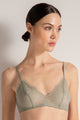 Brasier triangular ultra transparente, Color Gris