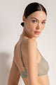 Brasier triangular ultra transparente, Color Gris