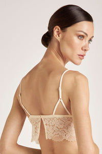 Brasier triangular Color Marfil